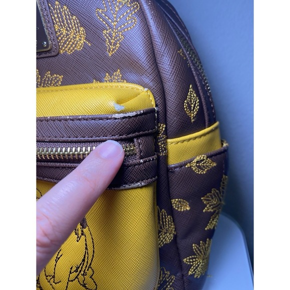 Loungefly Disney Winnie The Pooh Autumn Mini Backpack- Exclusive RARE Used *READ - Picture 4 of 16